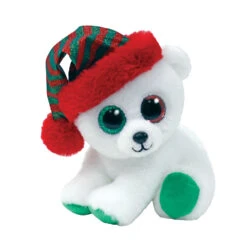 TY Peluche Beanie Boos Orso Natalizio Paxton 15cm