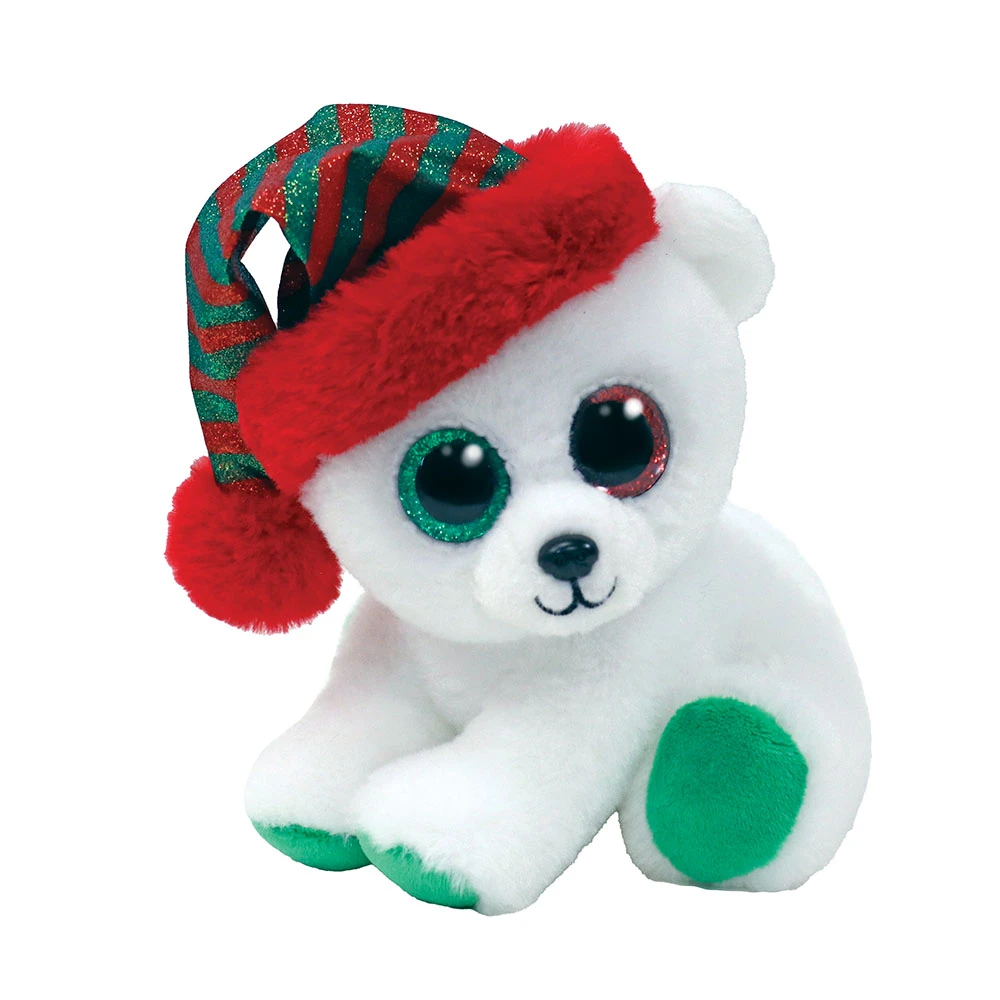 TY Peluche Beanie Boos Orso Natalizio Paxton 15cm 3 TY Peluche Beanie Boos Orso Natalizio Paxton 15cm
