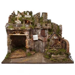 Presepe Con Luci E Mulino Ad Acqua C/ Pompa 60x34x44 Cm 7 Presepe Con Luci E Mulino Ad Acqua C/ Pompa 60x34x44 Cm -Forniture Natalizie Negozio 0093593 presepe con luci e mulino ad acqua c pompa 60x34x44 cm