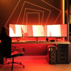 Twinkly 400 Dots Luci LED Multicolore Intelligenti 20 Metri - Cavo Nero -Forniture Natalizie Negozio 0095772 twinkly 400 dots luci led multicolore intelligenti 20 metri cavo nero