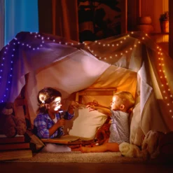 Twinkly 400 Dots Luci LED Multicolore Intelligenti 20 Metri - Cavo Nero -Forniture Natalizie Negozio 0095773 twinkly 400 dots luci led multicolore intelligenti 20 metri cavo nero