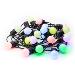 Twinkly Festoon Catena Luminosa Di 40 Sfere RGB Per Esterno, 20 Metri 8 Twinkly Festoon Catena Luminosa Di 40 Sfere RGB Per Esterno, 20 Metri -Forniture Natalizie Negozio 0095828 twinkly festoon catena luminosa di 40 sfere rgb per esterno 20 metri