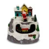 Scenario Natalizio Babbo Natale E Trenino Con Luci E Suoni -Forniture Natalizie Negozio 0095862 scenario natalizio babbo natale e trenino con luci e suoni