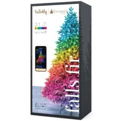 Twinkly Albero Pre-Illuminato Falls Fir 660 LED - 2,1 M, Controllabile Via App