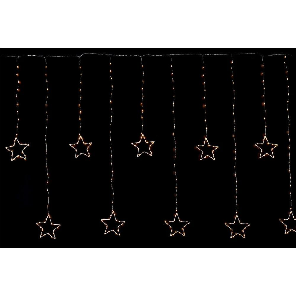 Prequ Tenda Luminosa Pioggia Di Stelle, 350 Nanoled, 3,6 Metri, Luce Calda 4 Prequ Tenda Luminosa Pioggia Di Stelle, 350 Nanoled, 3,6 Metri, Luce Calda - immagine 2