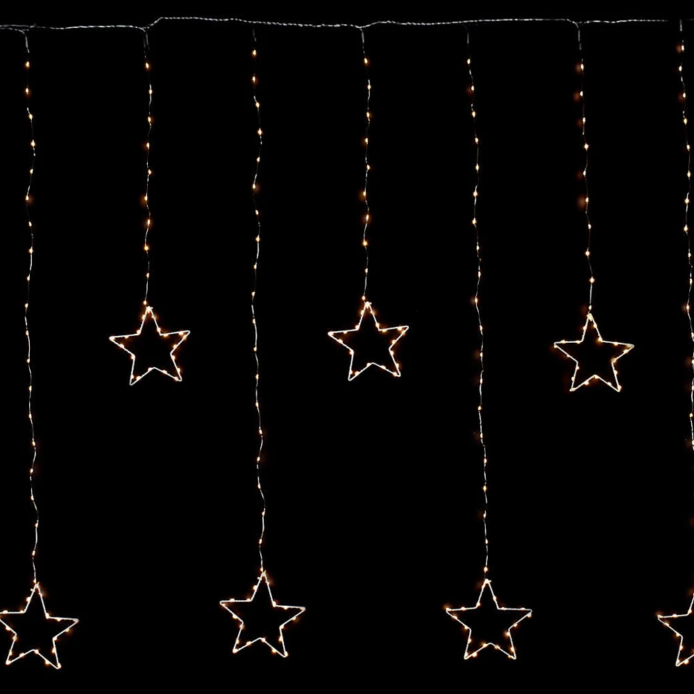 Prequ Tenda Luminosa Pioggia Di Stelle, 350 Nanoled, 3,6 Metri, Luce Calda 3 Prequ Tenda Luminosa Pioggia Di Stelle, 350 Nanoled, 3,6 Metri, Luce Calda