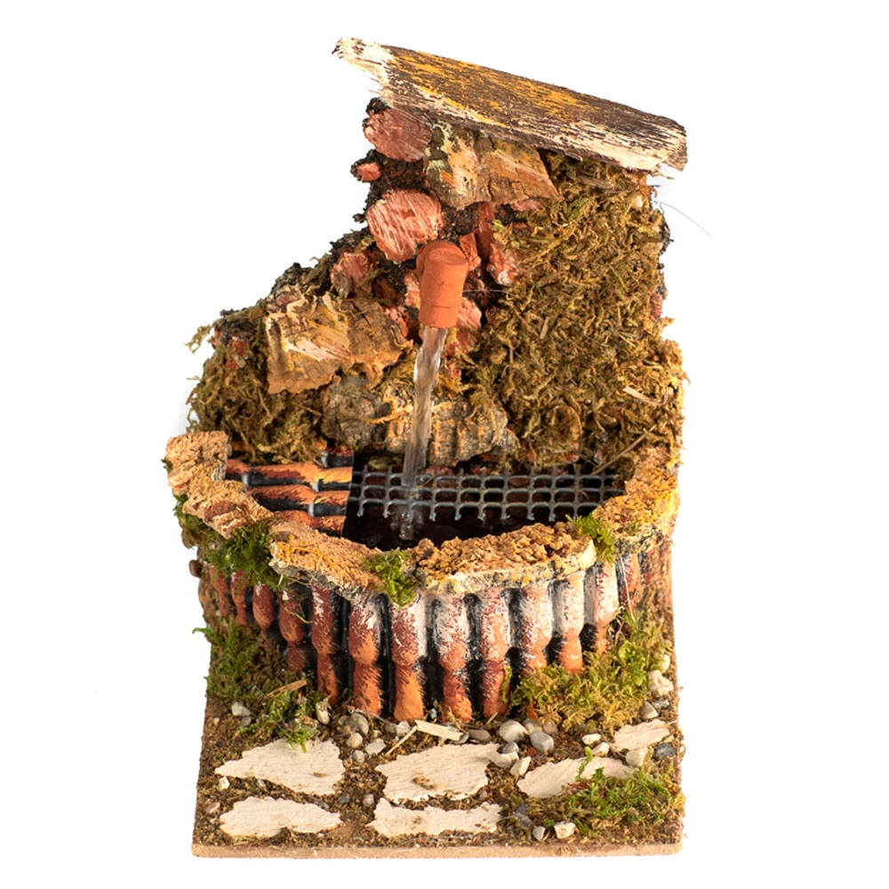 Fontana Con Pompa Per Presepe 15x10x11 Cm 3 Fontana Con Pompa Per Presepe 15x10x11 Cm