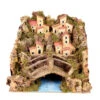 Paesaggio Presepe Con Ponte Su Fiume E Luci 24x21x21 Cm -Forniture Natalizie Negozio 0096067 paesaggio presepe con ponte su fiume e luci 24x21x21 cm