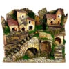 Paesaggio Presepe Con Luci 28x15x20 Cm -Forniture Natalizie Negozio 0096069 paesaggio presepe con luci 28x15x20 cm