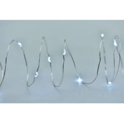 Prequ Catena Luminosa, 50 Nano Led, 4,9 Metri, Luce Fredda, Luce Fissa, Cavo Modellabile, A Batteria -Forniture Natalizie Negozio 0096488 prequ catena luminosa 50 nano led 49 metri luce fredda luce fissa cavo modellabile a batteria