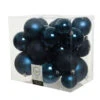 Kaemingk 26 Palline Natalizie Infrangibili 100 Mm Blu Notte -Forniture Natalizie Negozio 0096495 kaemingk 26 palline natalizie infrangibili 100 mm blu notte