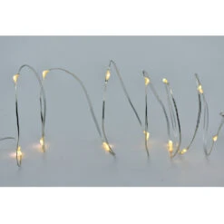 Prequ Catena Luminosa, 50 Nano Led, 4,9 Metri, Luce Calda, Luce Fissa, Cavo Modellabile, A Batteria -Forniture Natalizie Negozio 0096515 prequ catena luminosa 50 nano led 49 metri luce calda luce fissa cavo modellabile a batteria