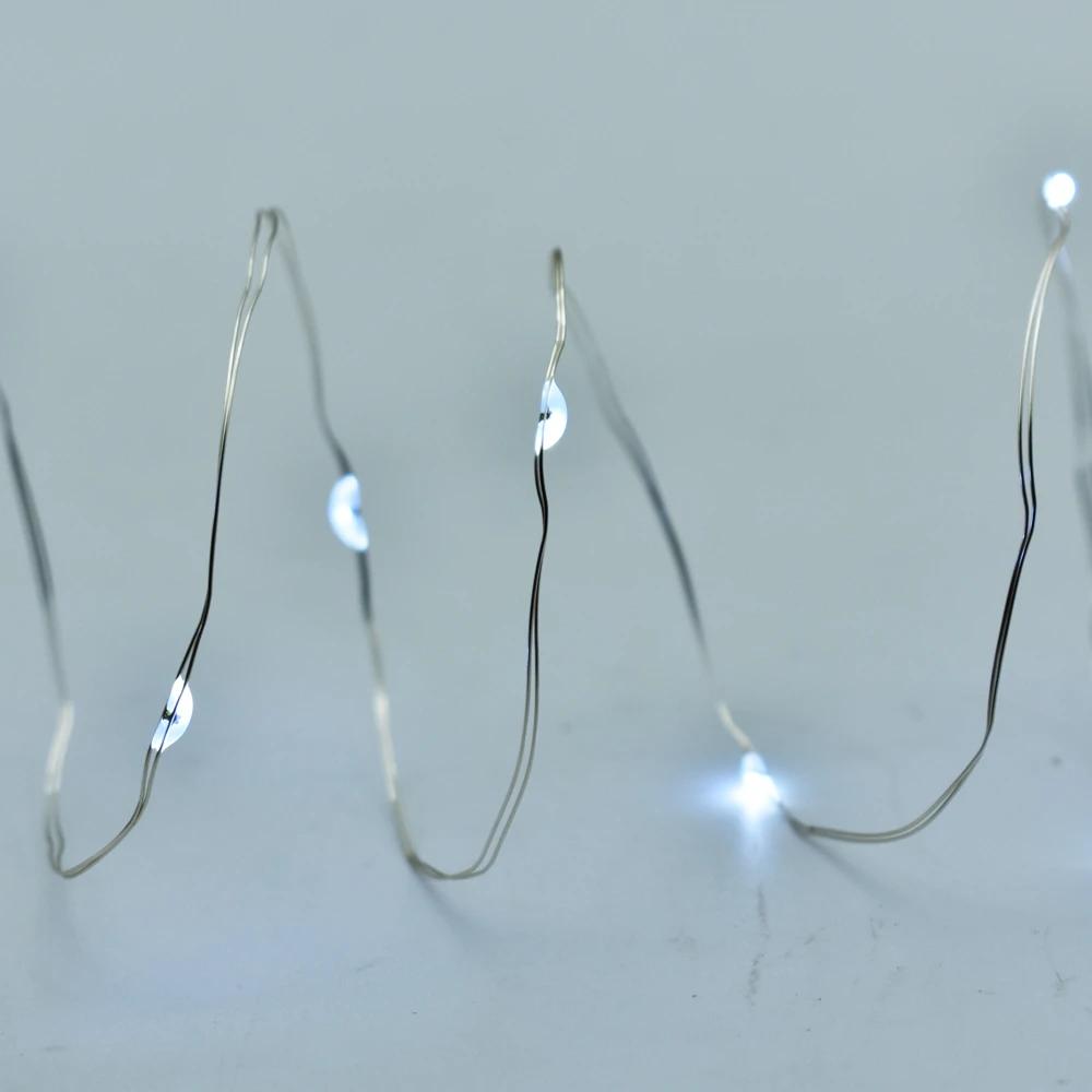 Prequ Catena Luminosa, 20 Nano Led, 1,9 Metri, Luce Fredda, Luce Fissa, Cavo Modellabile, A Batteria 3 Prequ Catena Luminosa, 20 Nano Led, 1,9 Metri, Luce Fredda, Luce Fissa, Cavo Modellabile, A Batteria