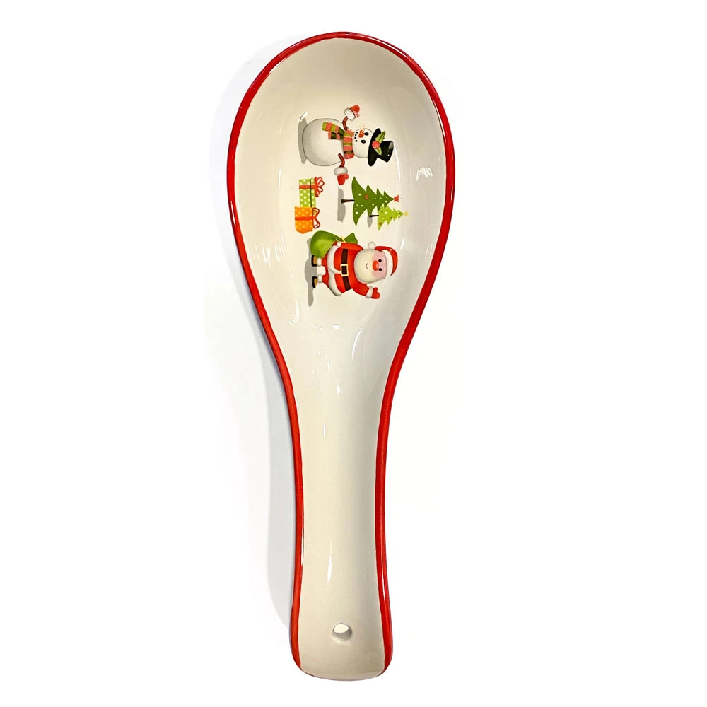 Villa D'Este Poggia Mestolo Natalizio In Ceramica 6 Villa D'Este Poggia Mestolo Natalizio In Ceramica - immagine 4